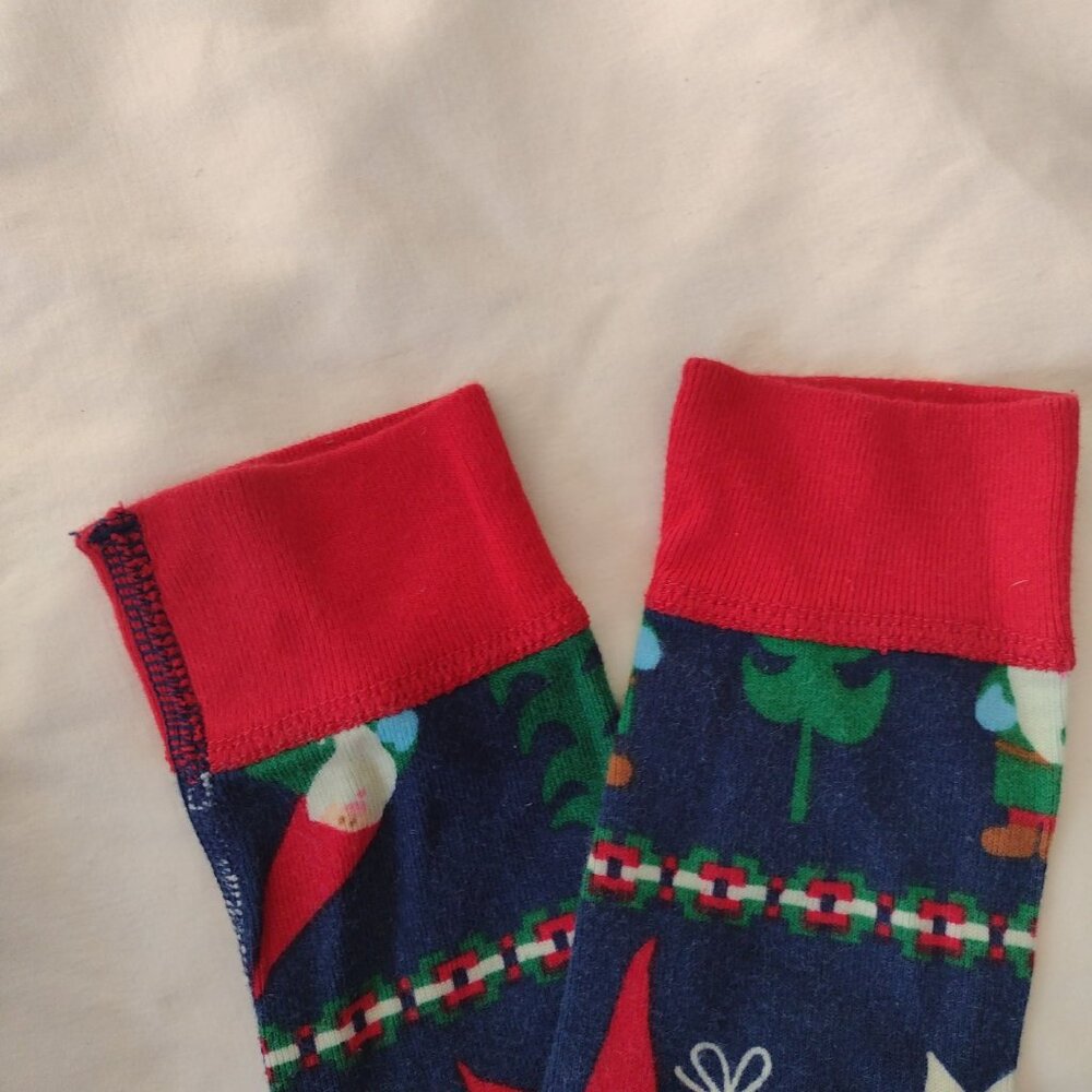 Hanna Andersson Kids Christmas Pajama Tops 10 Set of 2 Organic Cotton Thermal - Picture 6 of 11